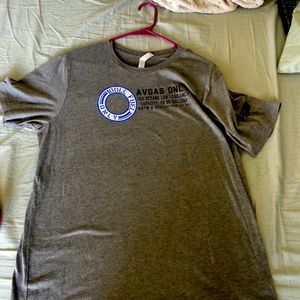 Gray extra large, short sleeve pilot swag